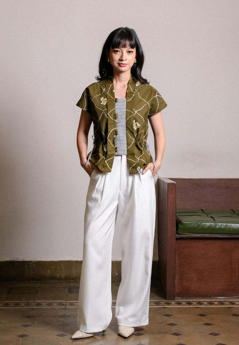 Garwita Kebaya Ayam Green