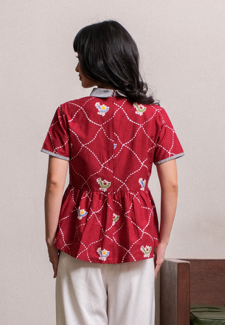 Aswati Blouse Red