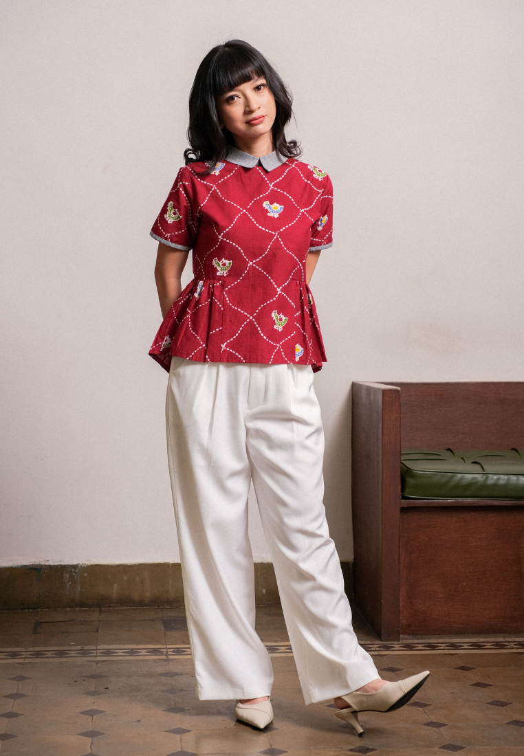 Aswati Blouse Red