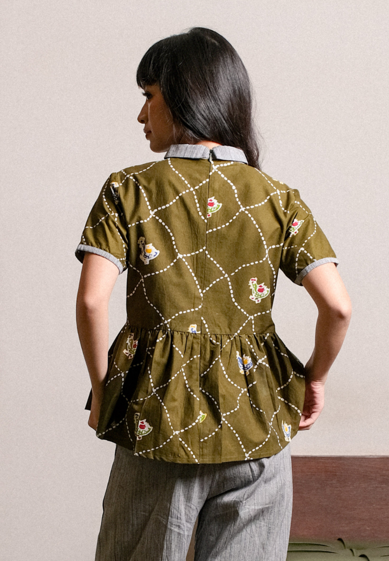 Aswati Blouse Green