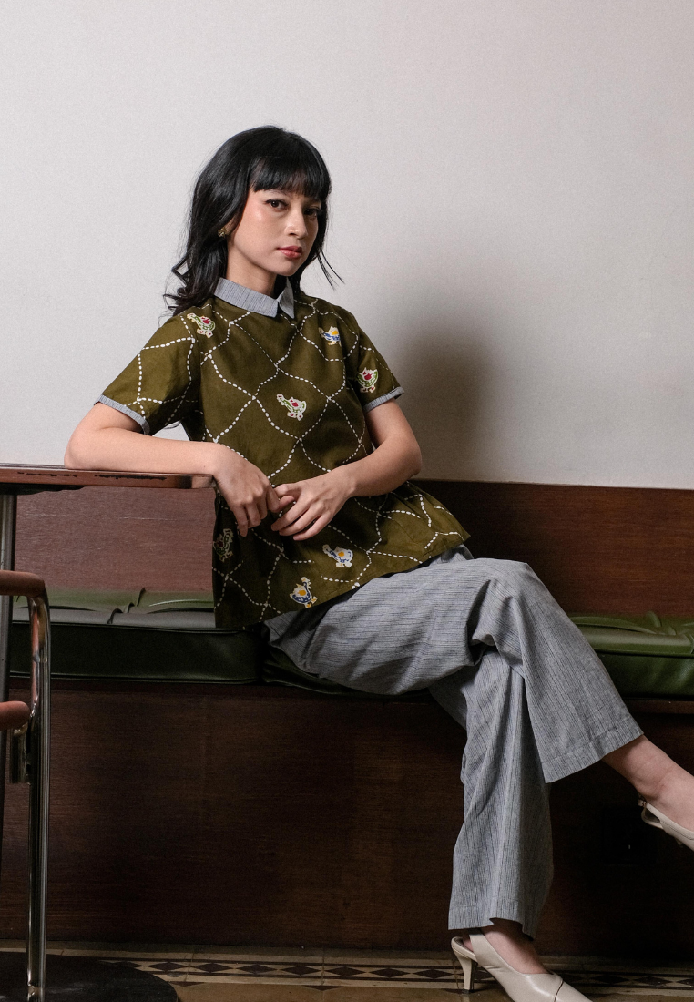 Aswati Blouse Green