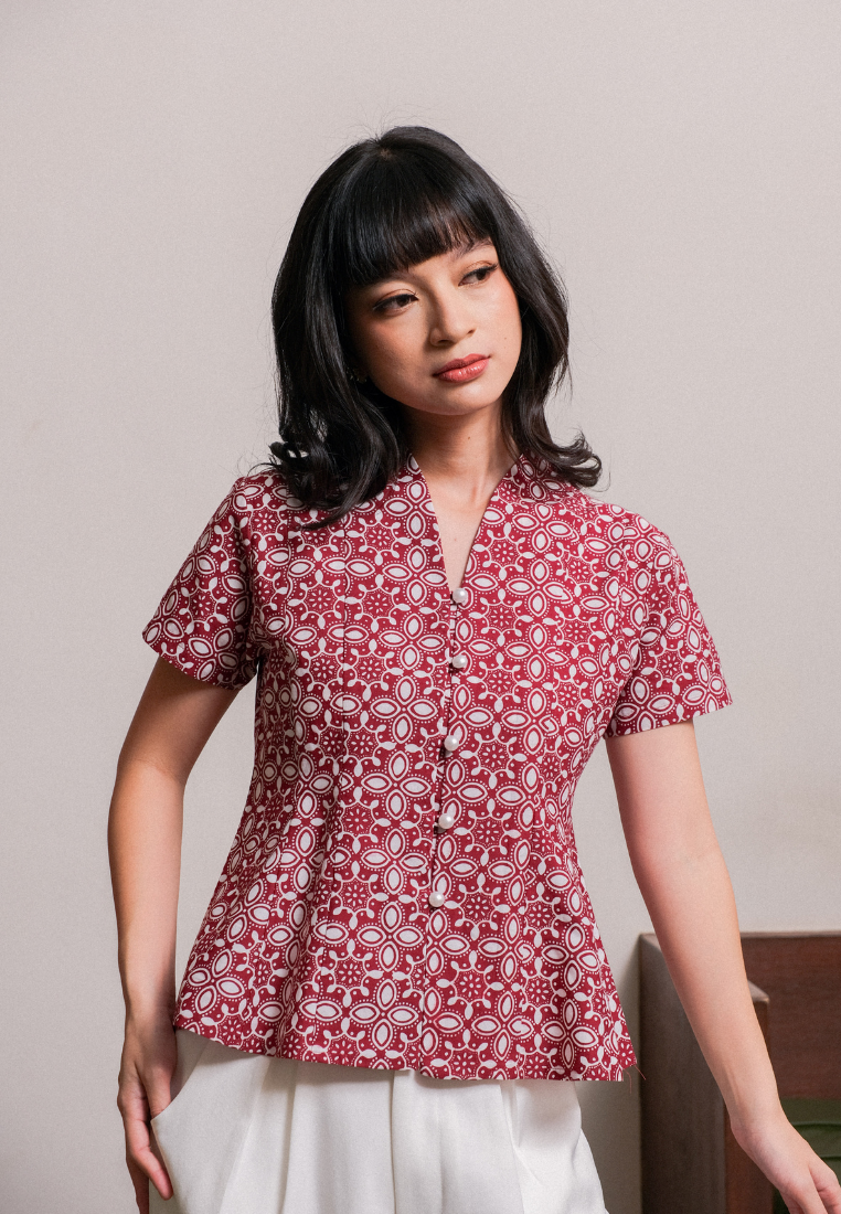 Wuri Blouse Red
