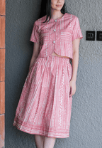 Setelan Jivala dan Gita Tribal Pink