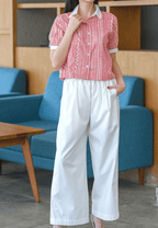 Setelan Tikta Pink dan Freya White