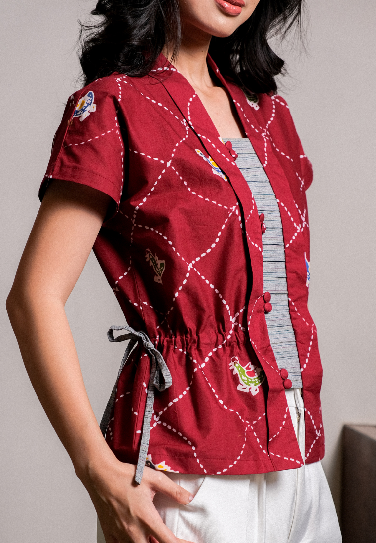 Garwita Kebaya Ayam Red