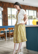 Setelan Garwita dan Gita Tribal Lime