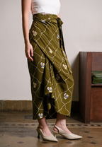 Ananta Warpskirt Ayam Green