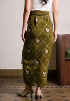 Ananta Warpskirt Ayam Green