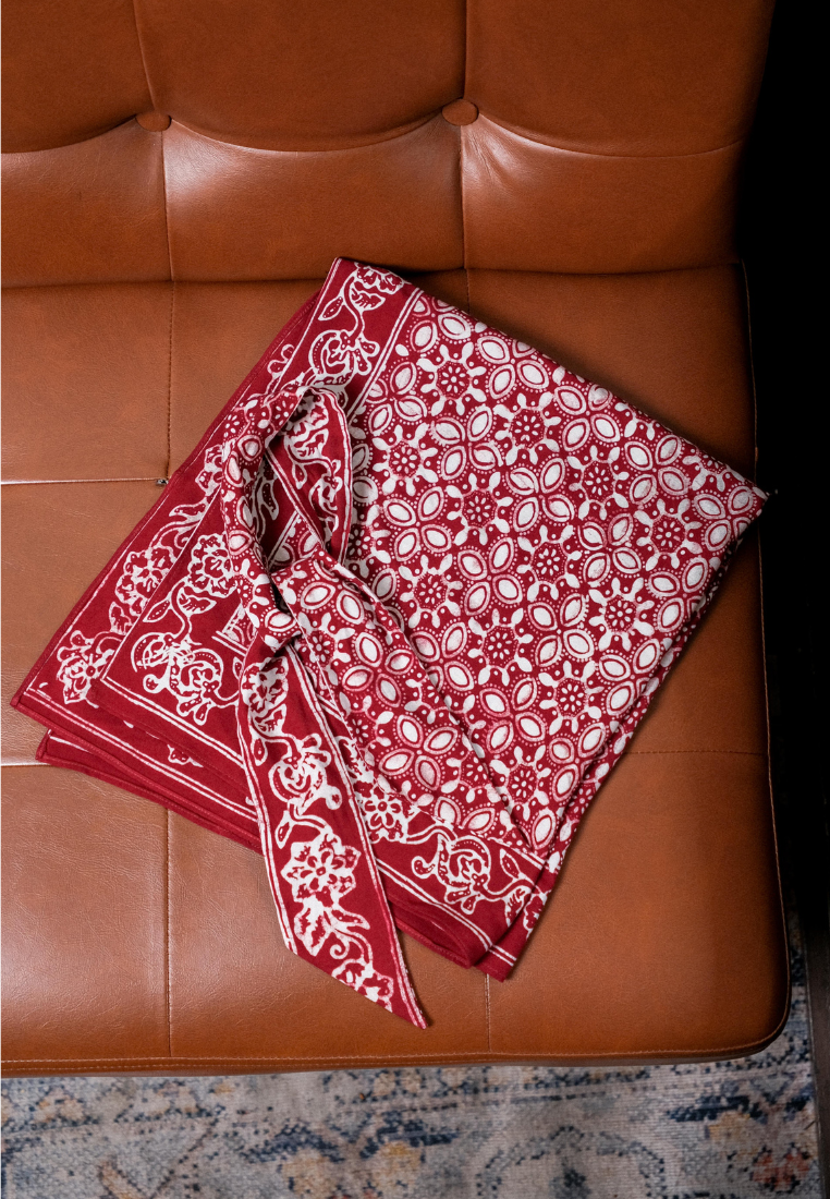 SET Scarf Batik Anya dan Twilly Batik Leia