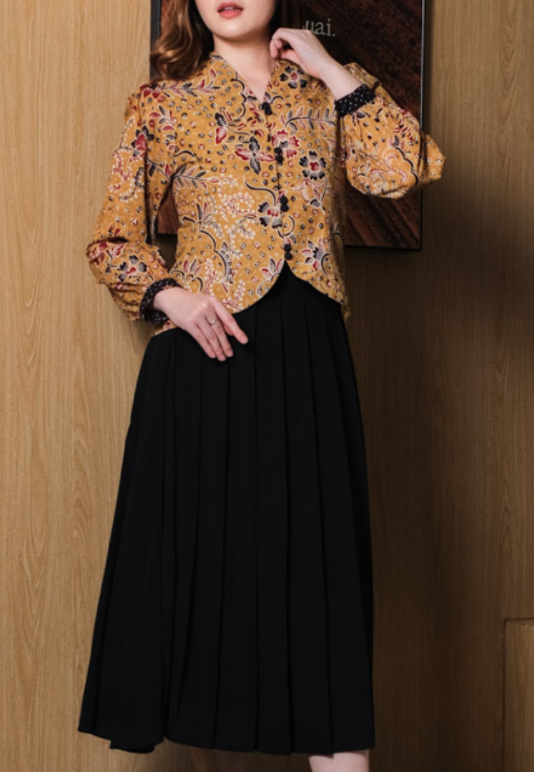 Setelan Ardini Mustard dan Felice Black