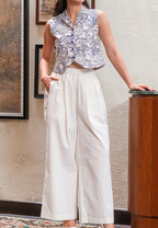Setelan Karni Blue dan Freya White