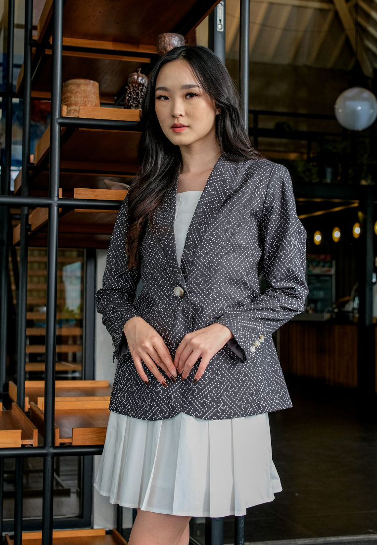 Karmina Blazer Batik Grey
