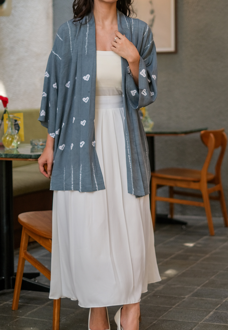 Setelan Kala Cengkeh Darkgrey dan Felice White