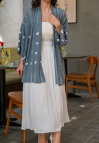 Setelan Kala Cengkeh Darkgrey dan Felice White