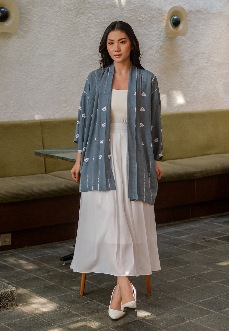 Setelan Kala Cengkeh Darkgrey dan Felice White