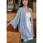 Setelan Kala Cengkeh Lightgrey dan Freya White