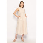 Gracy Maxi Dress Nude