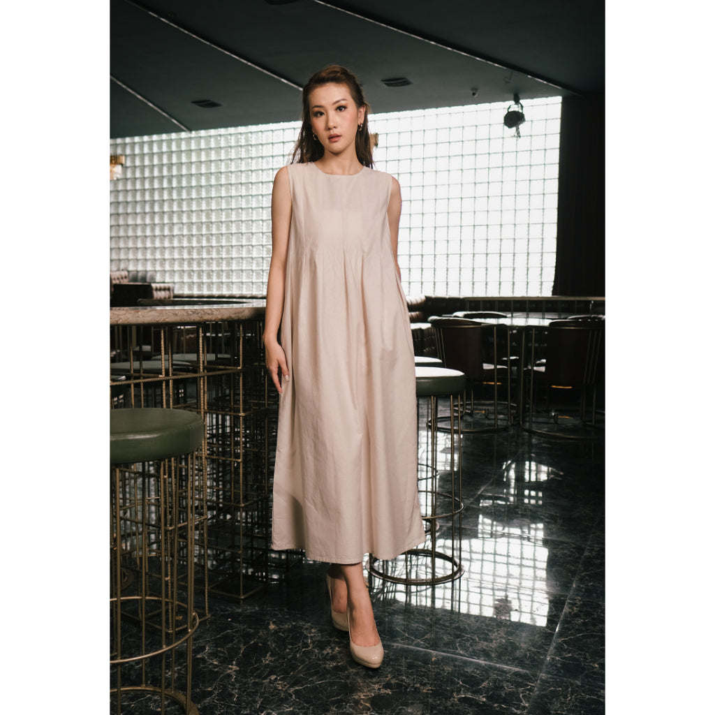 Gracy Maxi Dress Nude