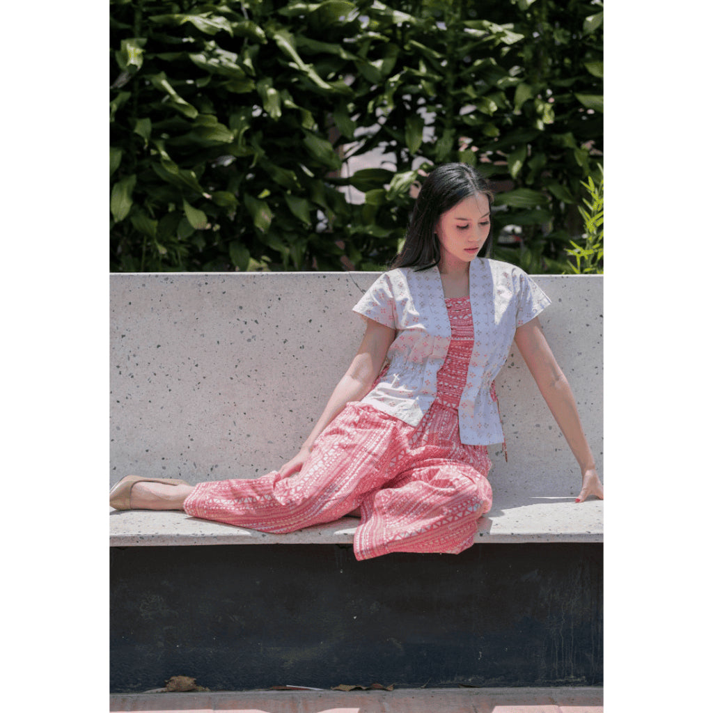 Setelan Garwita dan Areti Pink