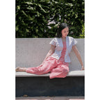 Setelan Garwita dan Areti Pink