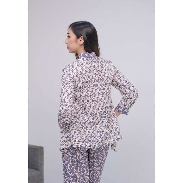 Leila Kebaya Outer Grey
