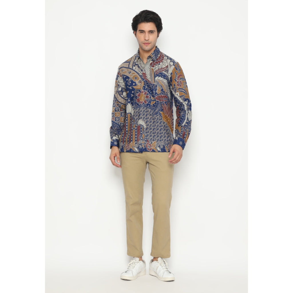 Nala Men Shirt Blue ( Furing )