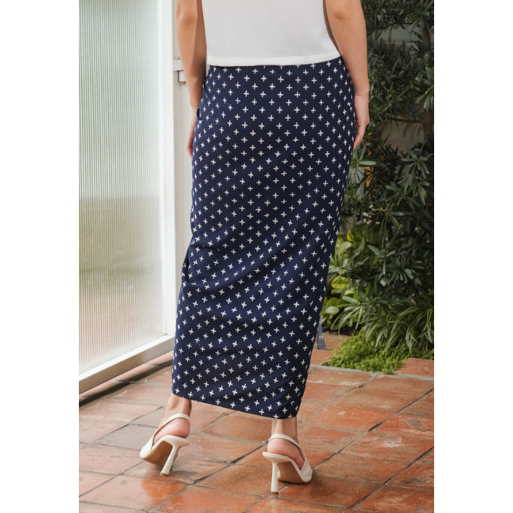 Yasita Wrapskirt Dark Blue