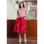Gita Skirt Kawung Red