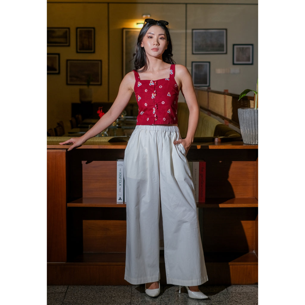Freya Pants Kulot White