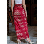 Risya Wrap Skirt Red