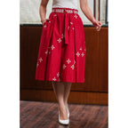 Gita Skirt Kawung Red