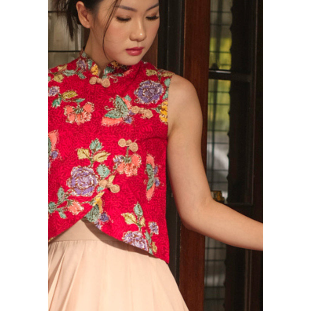 Chena Blouse Red