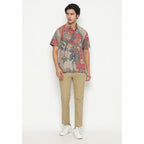 Jagat Men Shirt Red (Furing)