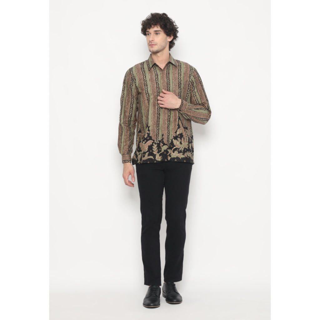 Gilang Men Shirt Green