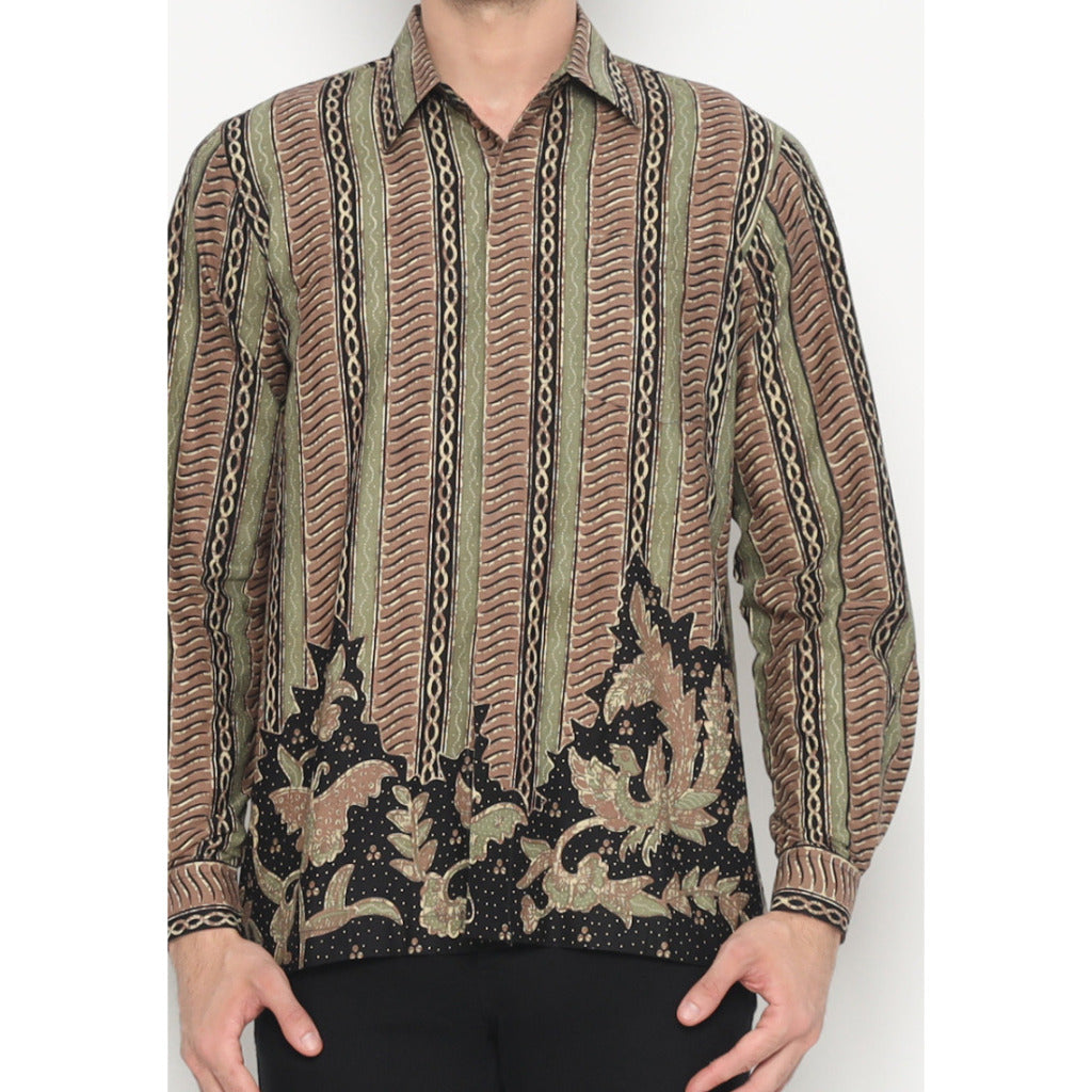 Gilang Men Shirt Green