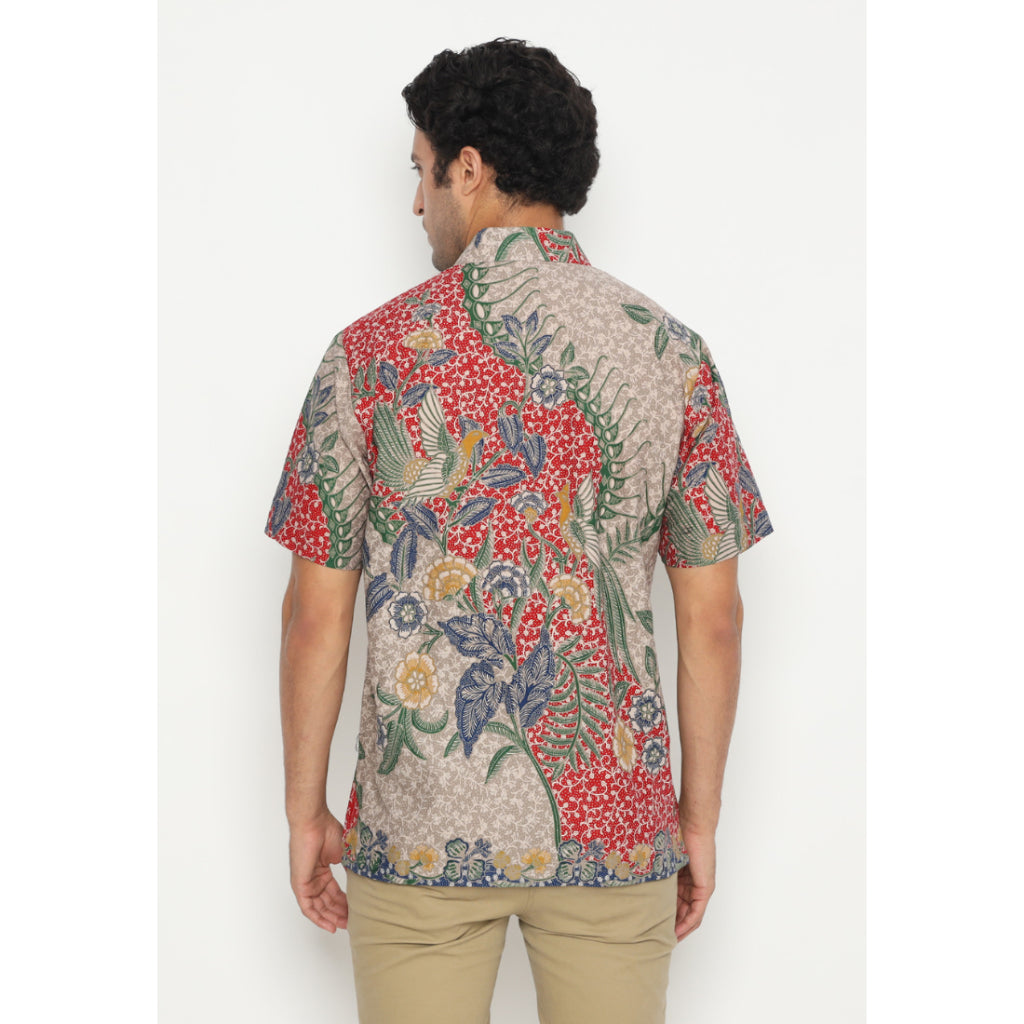 Jagat Men Shirt Red (Tanpa Furing)