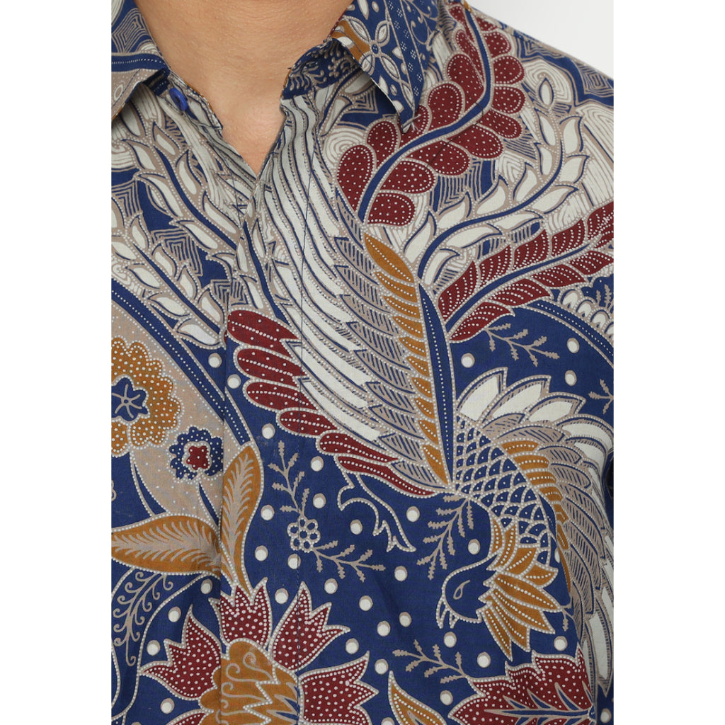 Nala Men Shirt Blue ( Furing )