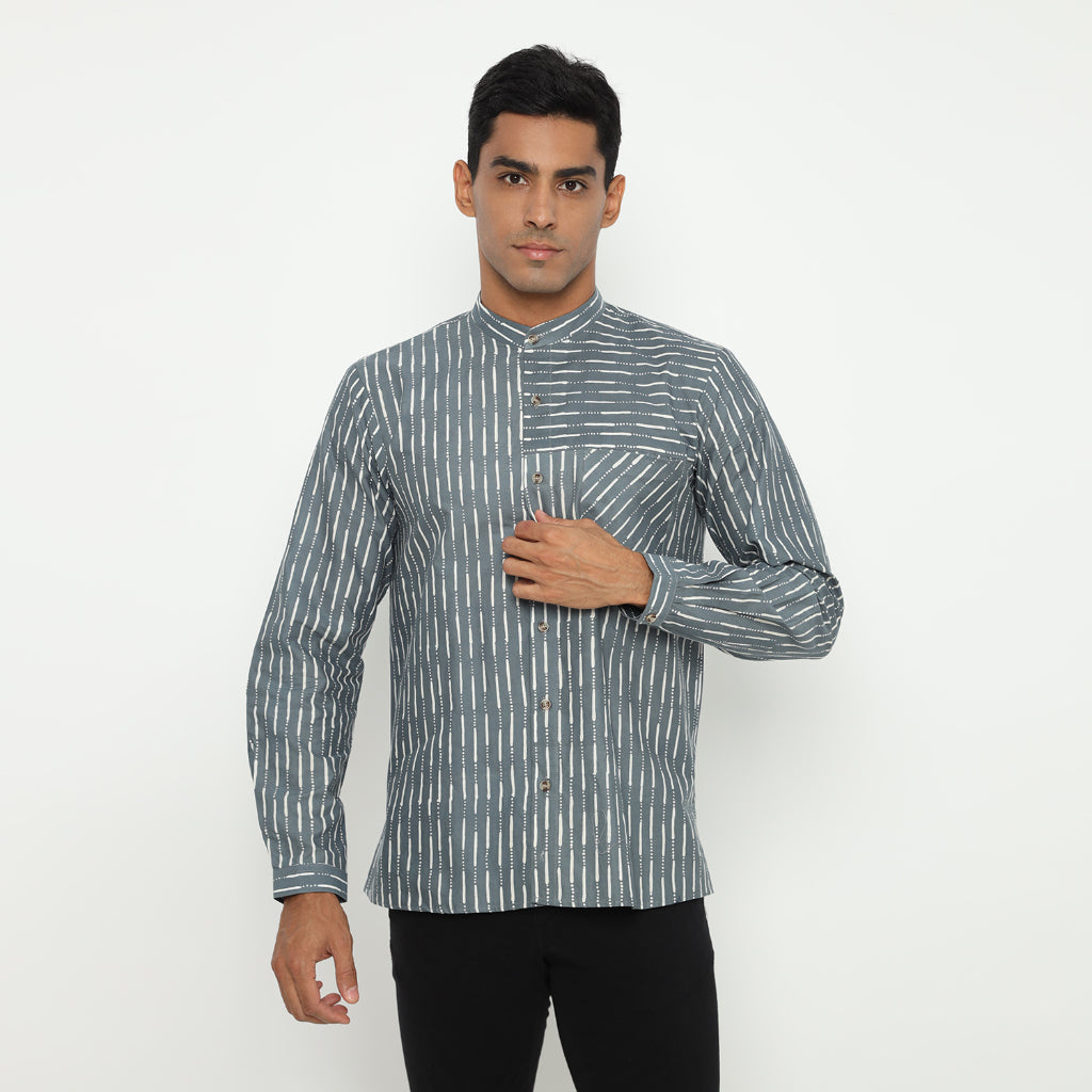 Bagas Men Shirt Grey