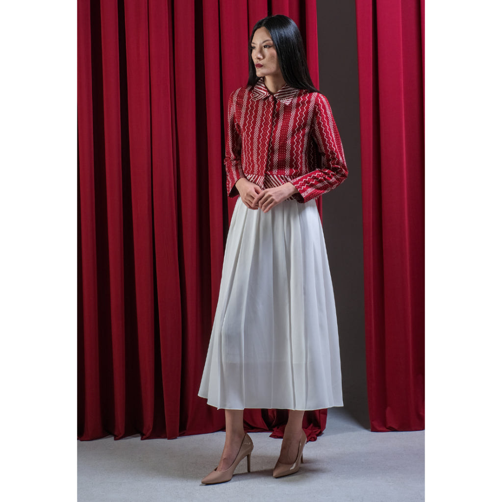 Laya Blazer Red
