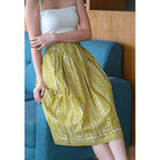 Gita Skirt Tribal Lime