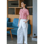 Setelan Jivala Pink dan Freya White