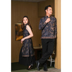 Pasangan Marma dan Samita Bunga Blue
