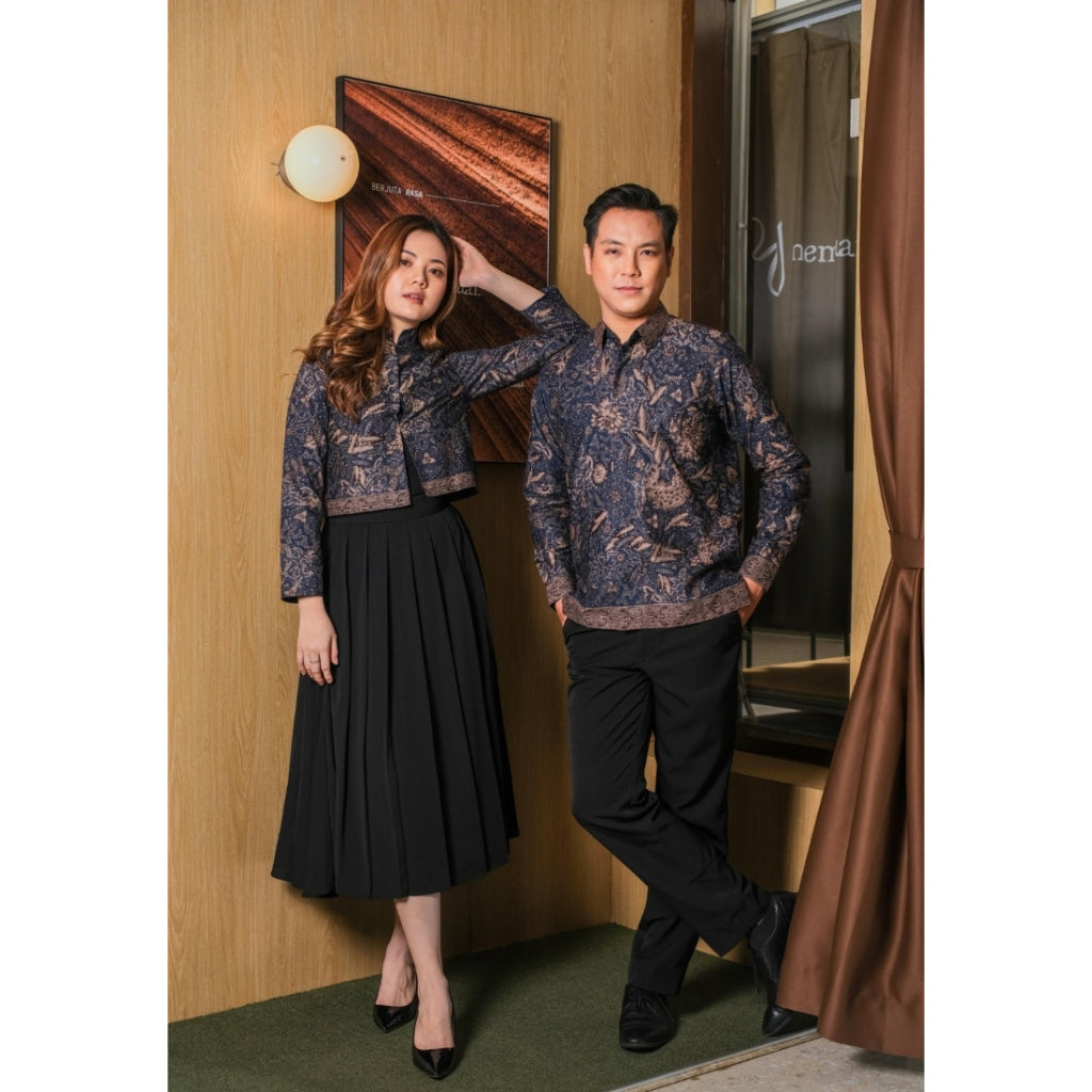 Pasangan Marma dan Tara Bunga Blue