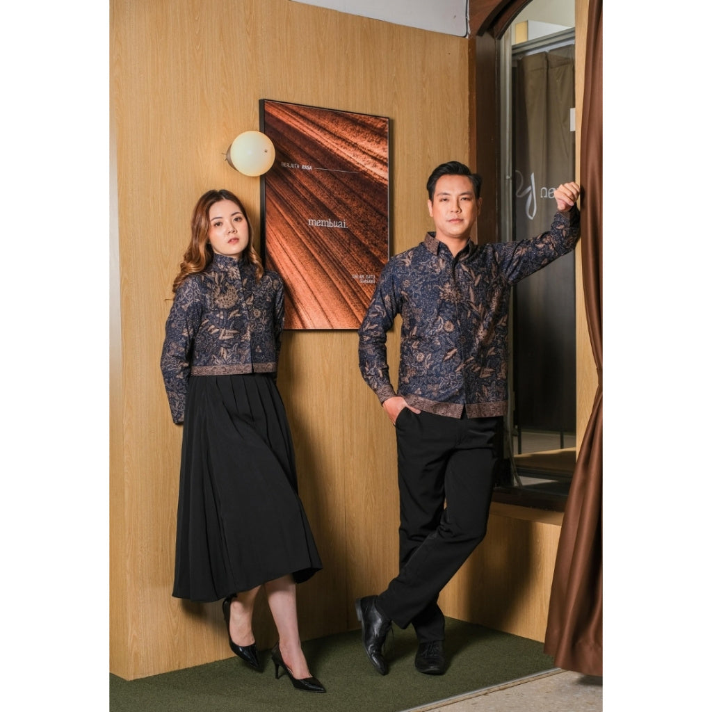 Pasangan Marma dan Tara Bunga Blue