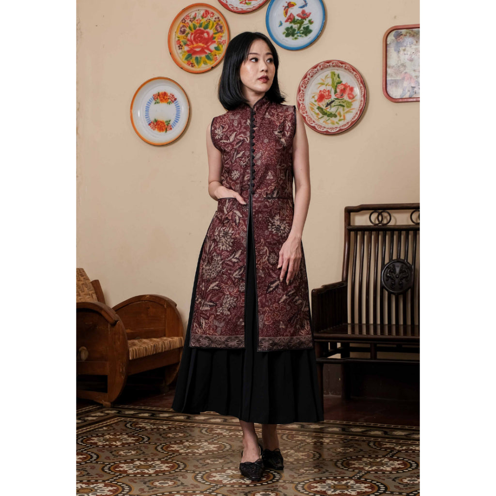 Pasangan Marma dan Samita Bunga Red