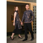 Pasangan Marma dan Samita Bunga Blue