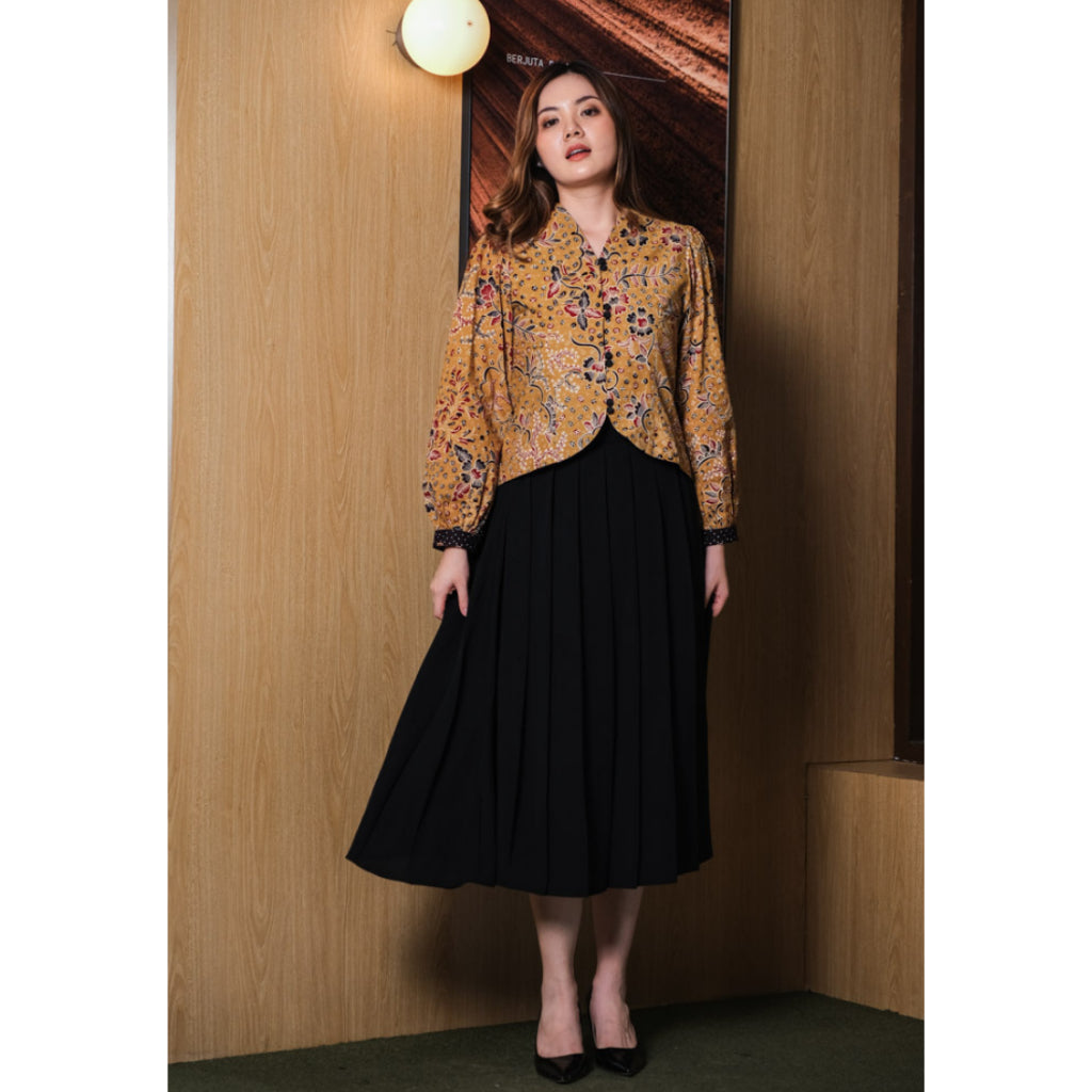 Setelan Ardini Mustard dan Felice Black