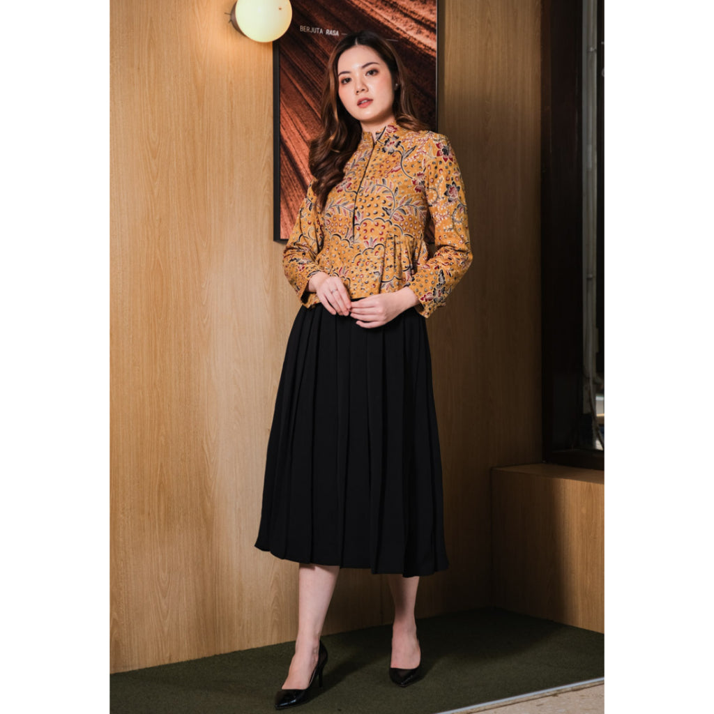 Setelan Mustika Mustard dan Felice Black