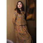 Setelan Mustika dan Gita Maxi Dot Mustard