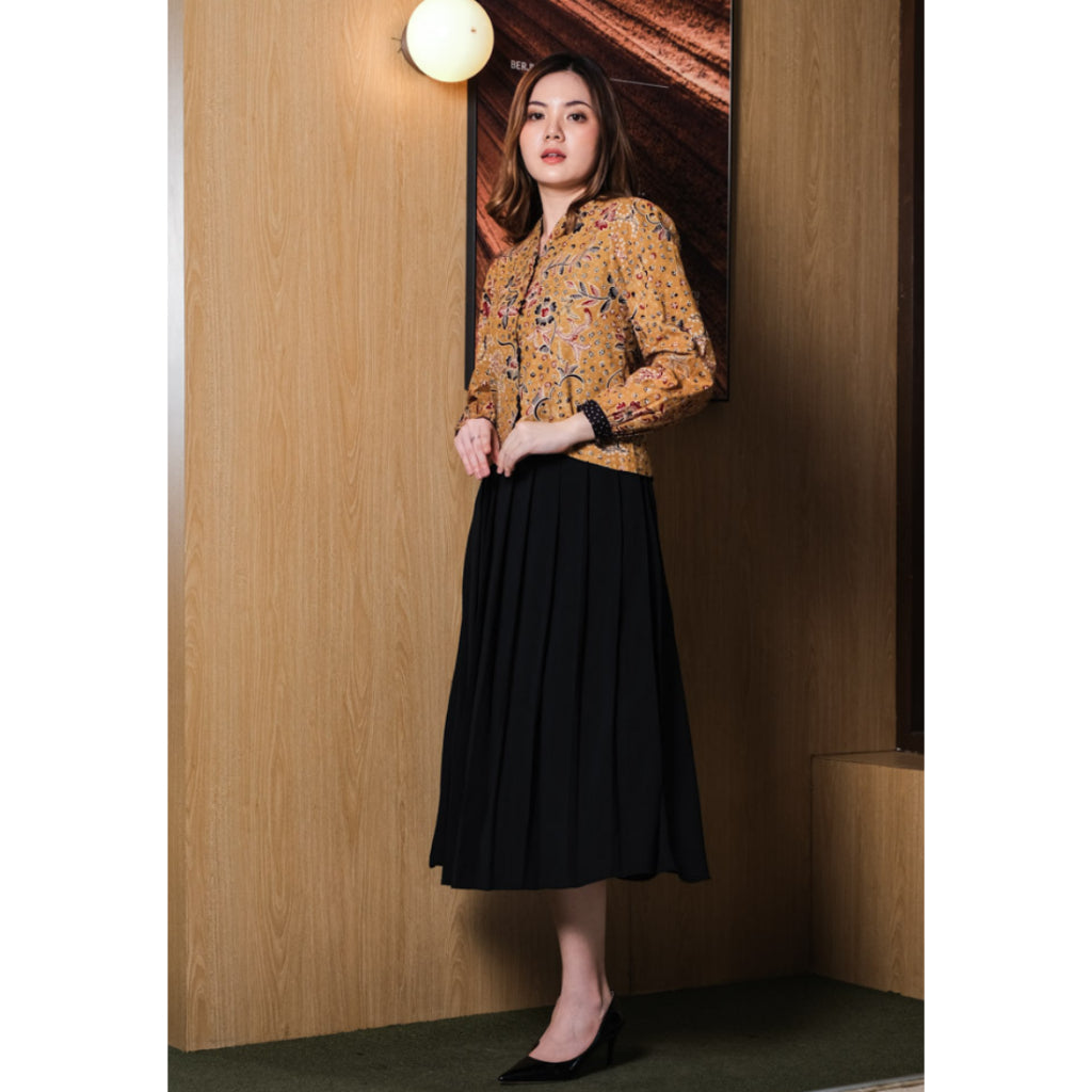 Setelan Ardini Mustard dan Felice Black